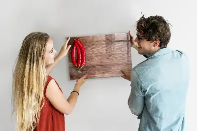 Quadro magnético para desenhar modelo pimentão
