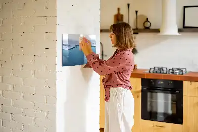 Quadro magnético para desenhar tema detalhe da água