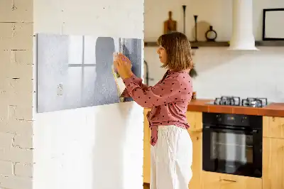 Quadro magnético para desenho em formato de pedaço de bolo