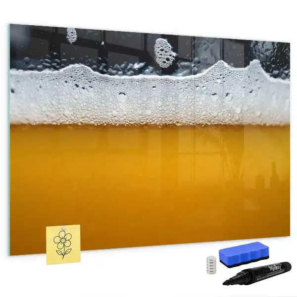 Quadro magnético para escrever torneira de cerveja