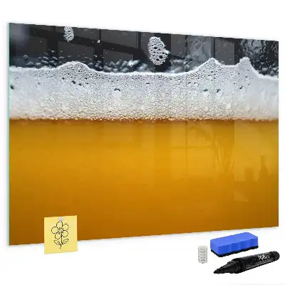 Quadro magnético para escrever torneira de cerveja