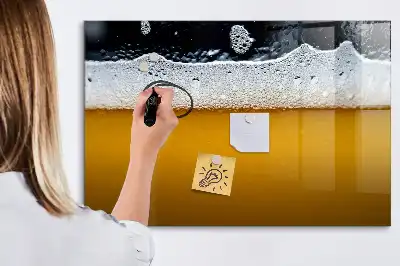 Quadro magnético para escrever torneira de cerveja