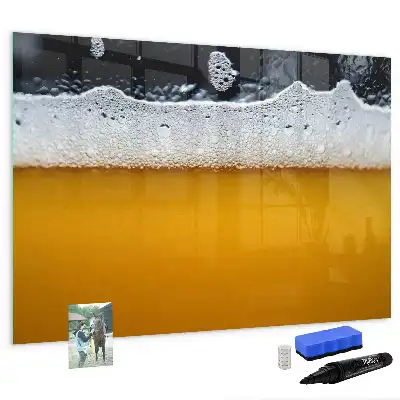 Quadro magnético para escrever torneira de cerveja