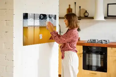 Quadro magnético para escrever torneira de cerveja