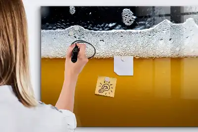 Quadro magnético para escrever torneira de cerveja