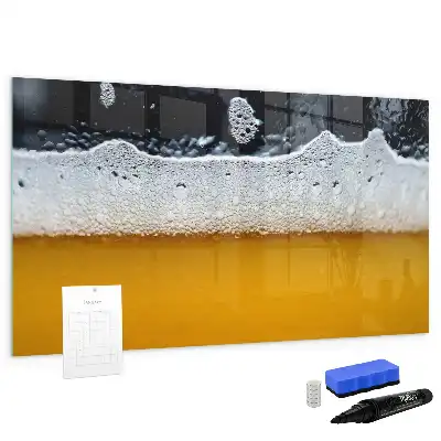 Quadro magnético para escrever torneira de cerveja