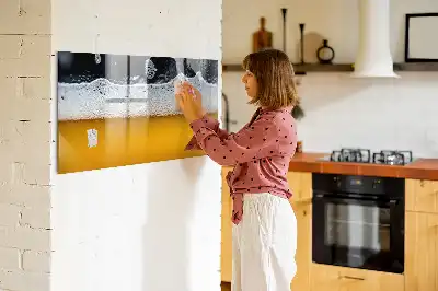 Quadro magnético para escrever torneira de cerveja