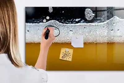 Quadro magnético para escrever torneira de cerveja