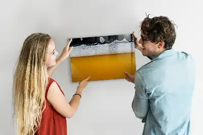 Quadro magnético para escrever torneira de cerveja