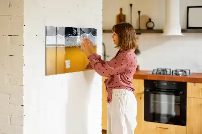 Quadro magnético para escrever torneira de cerveja