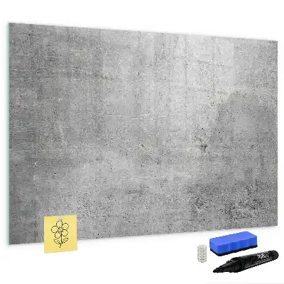 Quadro magnético para desenho com estilo de parede rústica
