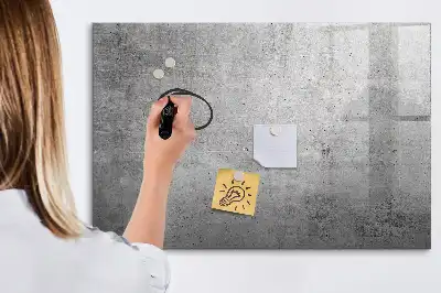 Quadro magnético para desenho com estilo de parede rústica