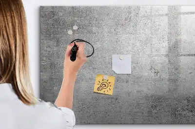 Quadro magnético para desenho com estilo de parede rústica