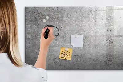 Quadro magnético para desenho com estilo de parede rústica