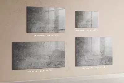 Quadro magnético para desenho com estilo de parede rústica