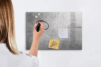 Quadro magnético para desenho com estilo de parede rústica