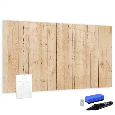 Quadro magnético para escrever em madeira