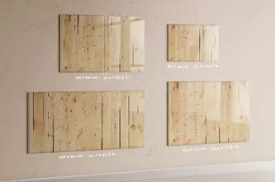 Quadro magnético para escrever em madeira