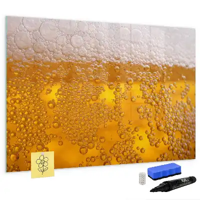 Quadro magnético para escrita cerveja