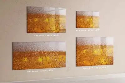Quadro magnético para escrita cerveja