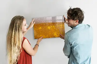 Quadro magnético para escrita cerveja