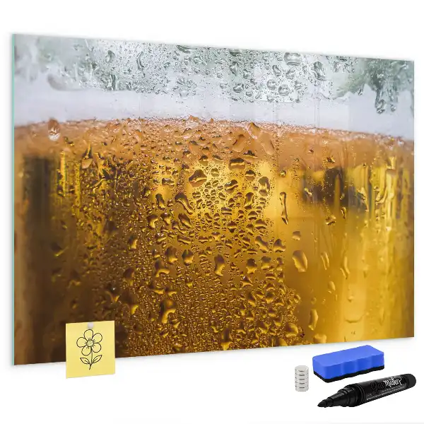 Quadro magnético para escrita caneca de cerveja