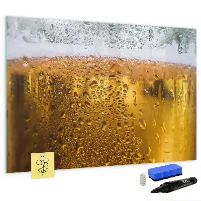 Quadro magnético para escrita caneca de cerveja