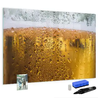 Quadro magnético para escrita caneca de cerveja