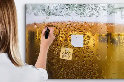 Quadro magnético para escrita caneca de cerveja