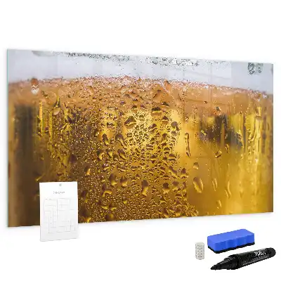 Quadro magnético para escrita caneca de cerveja