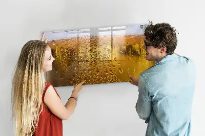 Quadro magnético para escrita caneca de cerveja