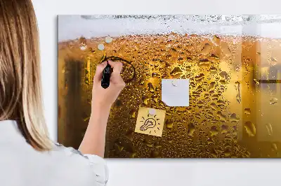 Quadro magnético para escrita caneca de cerveja