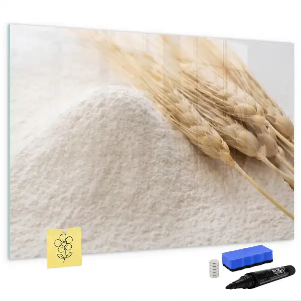 Quadro magnético para desenhar farinha
