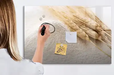 Quadro magnético para desenhar farinha