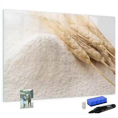 Quadro magnético para desenhar farinha