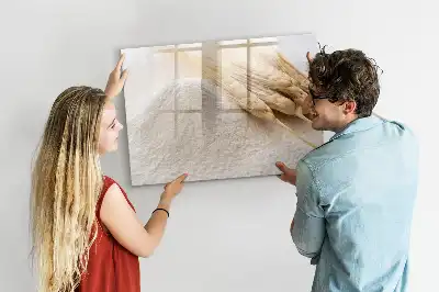 Quadro magnético para desenhar farinha