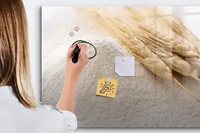 Quadro magnético para desenhar farinha
