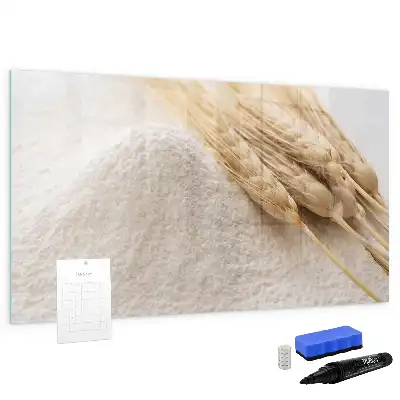 Quadro magnético para desenhar farinha