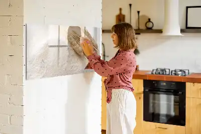 Quadro magnético para desenhar farinha