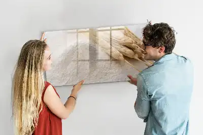 Quadro magnético para desenhar farinha