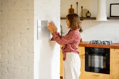 Quadro magnético para desenhar farinha