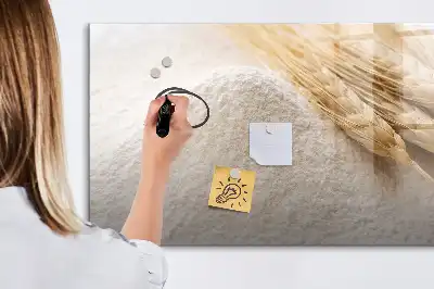 Quadro magnético para desenhar farinha