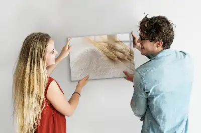 Quadro magnético para desenhar farinha
