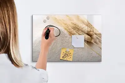 Quadro magnético para desenhar farinha