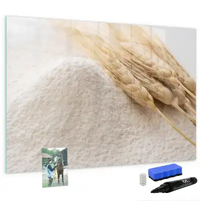 Quadro magnético para desenhar farinha