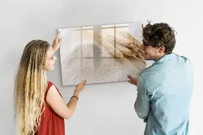 Quadro magnético para desenhar farinha