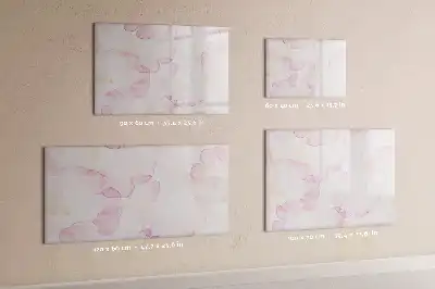 Quadro magnético para desenhar estampa pétalas em aquarela