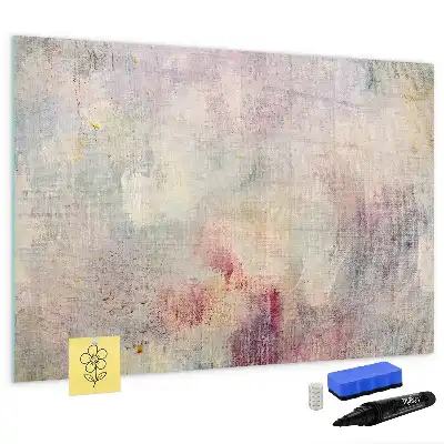 Quadro magnético para escrever modelo abstração pictórica