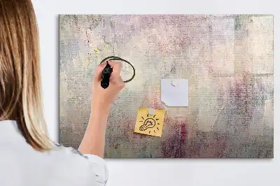 Quadro magnético para escrever modelo abstração pictórica