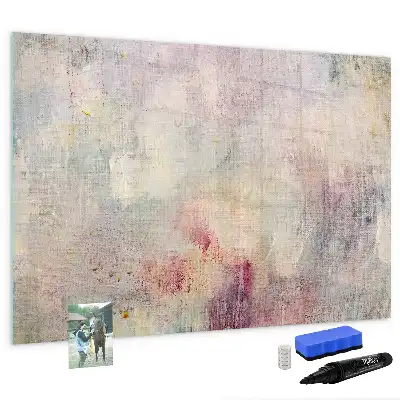 Quadro magnético para escrever modelo abstração pictórica